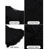 image:imageScarlet Darkness Long Sleeve Tops for Women Square Neck Shirts Fitted Fall Blouse Goth Victorian Tees Going Out ClothesBlack