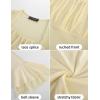 image:imageScarlet Darkness Long Sleeve Tops for Women Square Neck Shirts Fitted Fall Blouse Goth Victorian Tees Going Out ClothesLight Beige