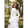 image:imageScarlet Darkness Long Sleeve Tops for Women Square Neck Shirts Fitted Fall Blouse Goth Victorian Tees Going Out ClothesWhite