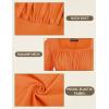 image:imageScarlet Darkness Peasant Tops for Women Vintage Puff Sleeve Square Neck Renaissance ShirtOrange