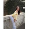 image:imageScarlet Darkness Renaissance Shirt Women Long Sleeve Off Shoulder Tops Pirate Peasant BlouseLight Yellow