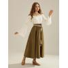 image:imageScarlet Darkness Renaissance Shirt Women Off Shoulder Bell Sleeve Tops Pirate Peasant BlouseBeige