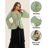 image:imageScarlet Darkness Renaissance Shirt Women Off Shoulder Bell Sleeve Tops Pirate Peasant BlouseLight Green