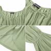 image:imageScarlet Darkness Renaissance Shirt Women Off Shoulder Bell Sleeve Tops Pirate Peasant BlouseLight Green