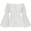 image:imageScarlet Darkness Renaissance Shirt Women Off Shoulder Bell Sleeve Tops Pirate Peasant BlouseWhite