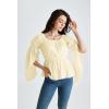 image:imageScarlet Darkness Renaissance Shirt for Women Bell Sleeve Peasant Tops and BlouseBeige