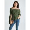 image:imageScarlet Darkness Renaissance Shirt for Women Bell Sleeve Peasant Tops and BlouseOlive Green