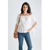 image:imageScarlet Darkness Renaissance Shirt for Women Bell Sleeve Peasant Tops and BlouseWhite
