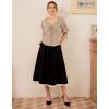 image:imageScarlet Darkness Renaissance Shirts for Women Summer Plus Size Laceup TopsLight Khaki