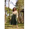 image:imageScarlet Darkness Vintage Corset Tops for Women Renaissance Blouse Off Shoulder Long Sleeve TopApricot