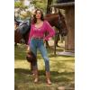 image:imageScarlet Darkness Vintage Corset Tops for Women Renaissance Blouse Off Shoulder Long Sleeve TopPink