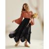 image:imageScarlet Darkness Women Bell Sleeve Tops Ruffle Off Shoulder Casual Loose Renaissance Peasant BlouseBurnt Orange