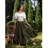 image:imageScarlet Darkness Women Renaissance Pirate Shirt Off Shoulder Blouse Ruffled Sleeve TopsWhite