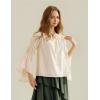 image:imageScarlet Darkness Women Renaissance Shirt Off Shoulder Bell Sleeve Ruffle Casual Loose Peasant TopsApricot