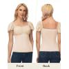 image:imageScarlet Darkness Women Renaissance Shirt Off Shoulder Flutter Short Sleeve Top Summer Square Neck Peasant BlouseCream