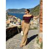 image:imageScarlet Darkness Women Renaissance Shirt Off Shoulder Flutter Short Sleeve Top Summer Square Neck Peasant BlousePurple Red