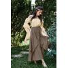 image:imageScarlet Darkness Womens Renaissance Shirt Ruffle Sleeve Off The Shoulder Peplum Blouse Peasant Dressy TopYellow