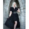 image:imageScarlet Darkness Womens Work Tops Elegant Renaissance Pirate Shirt Short Sleeve Victorian Peasant BlousesBlack