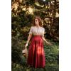 image:imageScarlet Darkness Womens Work Tops Elegant Renaissance Pirate Shirt Short Sleeve Victorian Peasant BlousesFlesh Color