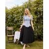 image:imageScarlet Darkness Womens Work Tops Elegant Renaissance Pirate Shirt Short Sleeve Victorian Peasant BlousesLight Blue