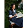 image:imageScarlet Darkness Colonial Dress  Womens Pioneer Prairie Dress with PocketsNavy Blue