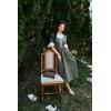 image:imageScarlet Darkness Colonial Dress  Womens Pioneer Prairie Dress with PocketsOlive Green
