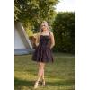 image:imageScarlet Darkness Floral Corset Dress Summer Mini Dresses for Women Teens 2026 Graduation Sundress with PocketBlack Floral