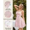 image:imageScarlet Darkness Floral Corset Dress Summer Mini Dresses for Women Teens 2026 Graduation Sundress with PocketPink Floral