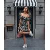 image:imageScarlet Darkness Floral Corset Mini Dress Women Teen Summer Off Shoulder Dress Graduation Cute Sundress with PocketsBlack Beige Floral