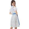 image:imageScarlet Darkness Oktoberfest Carnival Costumes for Women German Dirndl Cosplay DressBright Blue