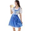 image:imageScarlet Darkness Oktoberfest Carnival Costumes for Women German Dirndl Cosplay DressBright Blue