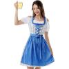 image:imageScarlet Darkness Oktoberfest Carnival Costumes for Women German Dirndl Cosplay DressBright Blue