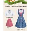 image:imageScarlet Darkness Oktoberfest Carnival Costumes for Women German Dirndl Cosplay DressPink