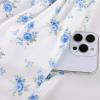 image:imageScarlet Darkness Women 2026 Floral Corset Dress Summer Milkmaid Sundress Wedding Guest Dresses with PocketsBlue Rose