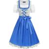 image:imageScarlet Darkness Oktoberfest Carnival Costumes for Women German Dirndl Cosplay DressBright Blue