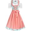 image:imageScarlet Darkness Oktoberfest Carnival Costumes for Women German Dirndl Cosplay DressPink and Blue