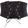 image:imageGRACE KARIN Womens Elastic Wide Waist Belt Renaissance Pirate Corset Cinch Belt Cosplay Costume with Press ButtonBlack and Wine Red