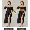 image:imageGRACE KARIN Womens Elastic Wide Waist Belt Renaissance Pirate Corset Cinch Belt Cosplay Costume with Press ButtonBrown