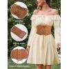 image:imageGRACE KARIN Womens Elastic Wide Waist Belt Renaissance Pirate Corset Cinch Belt Cosplay Costume with Press ButtonBrown