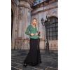 image:imageSCARLET DARKNESS Womens Victorian Shirt Green Dressy Blouse Lace Top Long Sleeve Elegant Shirt LaceGreen 2XL