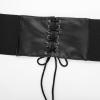 image:imageScarlet Darkness Renaissance Belt for Women Costume Belts Wide Elastic Belt Cinch Belts Black XL