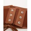image:imageScarlet Darkness Renaissance Belt for Women Wide Waist Belt Elastic Stretch Cinch Belts Brown XL