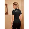 image:imageScarlet Darkness Victorian Tops Short Lace Sleeve Shirts Stand Collar Blouse