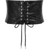 image:imageScarlet Darkness Renaissance Belt for Women Costume Belts Wide Elastic Belt Cinch Belts Black XL