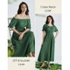 image:imageScarlet Darkness Renaissance Dress Women Fairy Medieval Costume Peasant Short Sleeve DressesDark Green