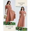 image:imageScarlet Darkness Renaissance Dress Women Fairy Medieval Costume Peasant Short Sleeve DressesOrange