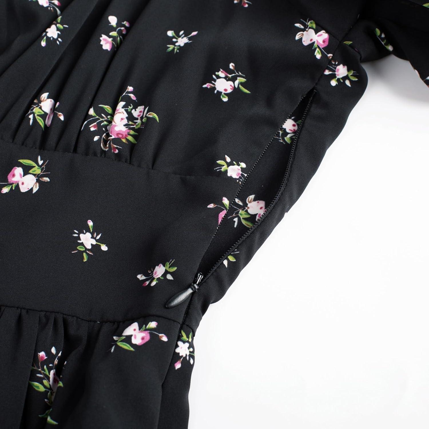 image:imageScarlet Darkness Renaissance Dress Women Cottagecore Corset Dress Ruffle Maxi Dress with PocketsBlack Pink