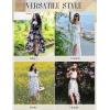 image:imageScarlet Darkness Corset Dresses for Women Summer 2026 Floral Wedding Guest Chiffon SundressBlack Marigold
