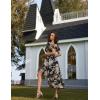 image:imageScarlet Darkness Corset Dresses for Women Summer 2026 Floral Wedding Guest Chiffon SundressBlack Marigold