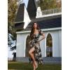 image:imageScarlet Darkness Corset Dresses for Women Summer 2026 Floral Wedding Guest Chiffon SundressBlack Marigold